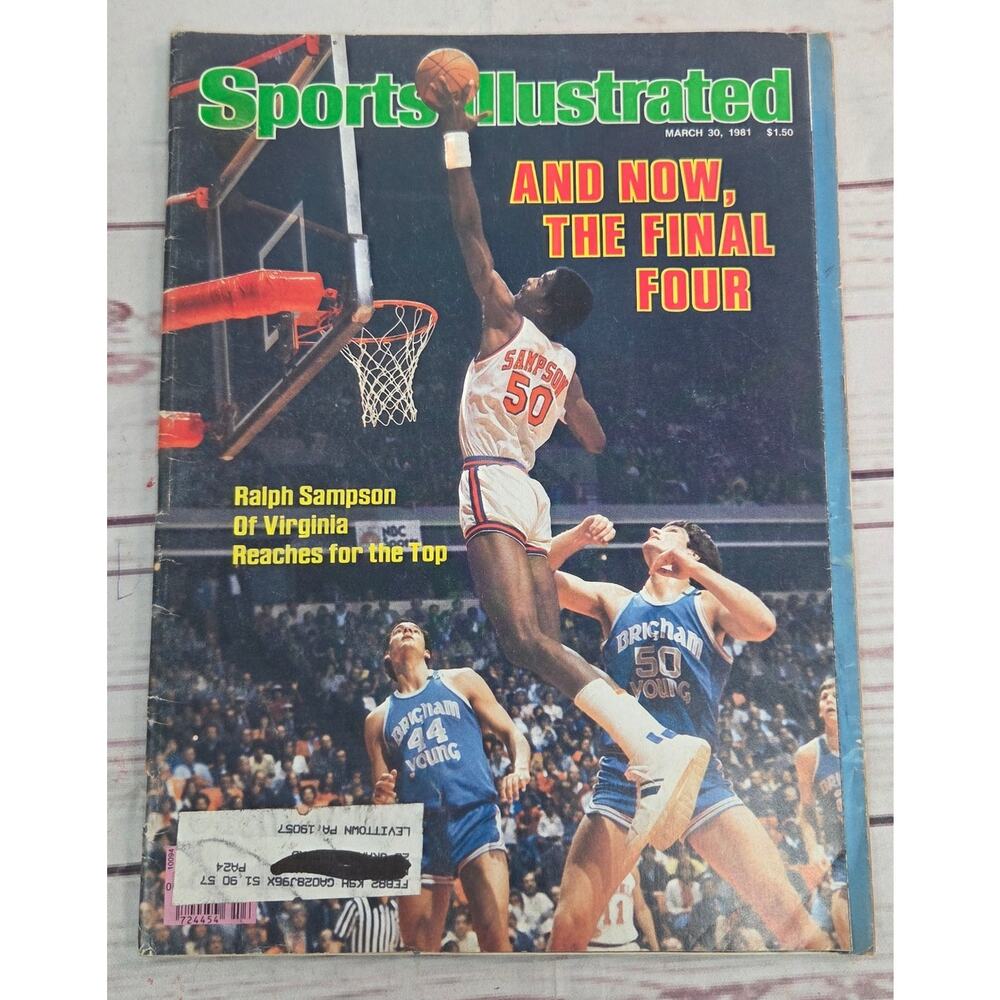 Sports Illustrated Magazine March 30 1981 Ralph Sampson Virginia Cavaliers